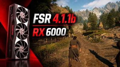 AMD FSR 4.1.1b仅靠单个DLL替换即可在老款Radeon RX 6000显卡上运行,无需OptiScaler