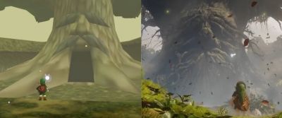 《塞尔达传说：时之笛》Switch 2版与N64、3DS版画面对比视频出炉