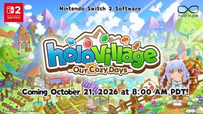 《holoVillage: Our Cozy Days》定档2026年10月21日登陆Switch 2