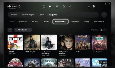 微软重构Xbox PC应用:游戏库加载提速,商店与游戏列表合一