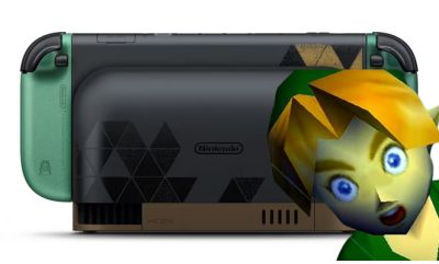 《塞尔达传说》40周年纪念版Switch 2底座背板暗藏彩蛋图案