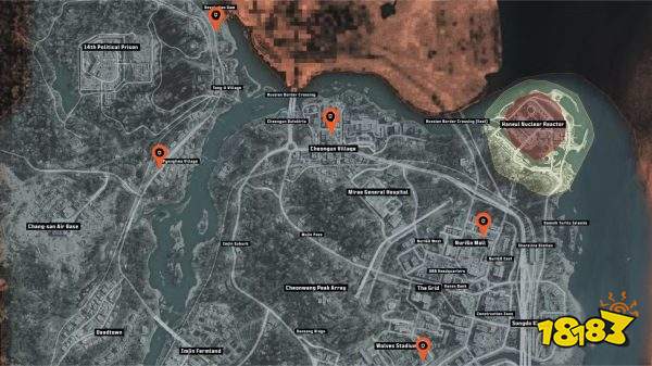 MW4DMZ警察局在哪 5处警察局位置与坐标一览