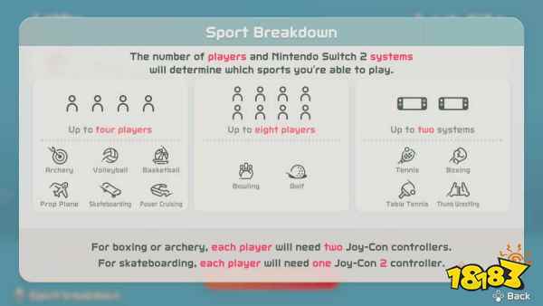 Switch Sports Resort 好友大厅怎么设置 在线联机流程与各运动人数上限
