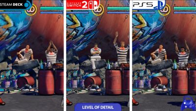 《饿狼传说：群狼之城》Switch 2版画面对比：与Steam Deck、PS5同台竞技