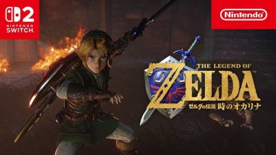 《塞尔达传说:时之笛》重制版发布两支新广告,11月5日登陆Switch 2