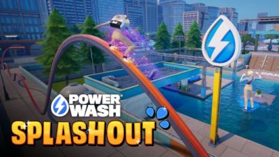 《冲就完事模拟器》团队新作《PowerWash SPLASHOUT》上线《堡垒之夜》
