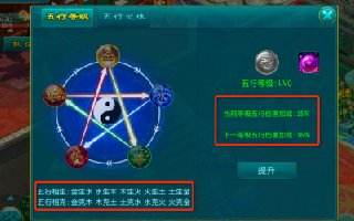 金木水火土仙魂五行系统玩法介绍