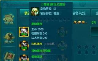 仙魂新手玩家宠物装备攻略