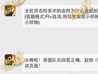 全民突击羚系中的金羚为什么类型的枪械？