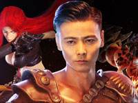 张晋代言手游《暗黑血统》 雅痞造型现身浴缸