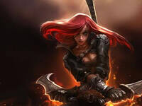 我的世界英雄联盟不祥之刃-卡特琳娜皮肤下载