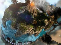 我的世界云中巨鲸空中地图下载