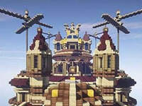 我的世界二次元飞船空中地图下载