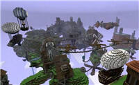 MineCraft震撼工程系列：巨型浮空城