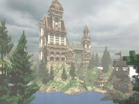 我的世界瓦尔库斯城堡欧式风格地图下载