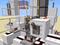 红石教程 我的世界3x3活塞门制作