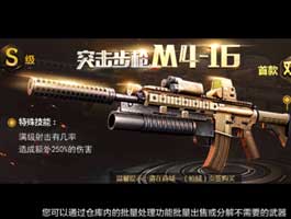 全民突击m416突击步枪PK黄金AK47 属性对比