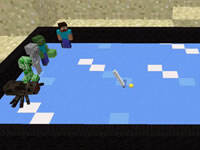 冰上曲棍球！我的世界怪物学院12