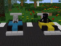 短程加速赛车！我的世界怪物学院14