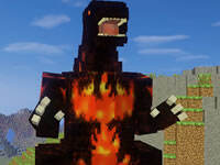 燃烧的哥斯拉！我的世界天骐怪物大乱斗11