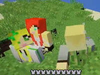 妹子互相殴打！我的世界天骐怪物大乱斗12