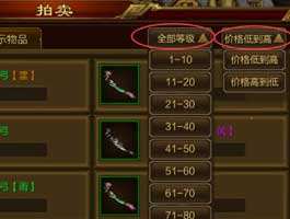 玩转拍卖行 教你几招