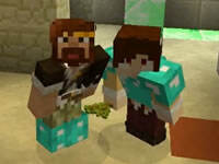 籽岷双人趣味模组生存 苦力怕的世界Ep5