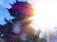 九阴真经3D容积光效果下的明媚日光