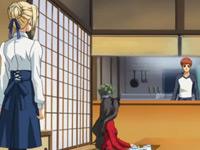 Fate stay night第9话 月下流丽