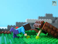 籽岷的MC乐高玩具定格动画 淘气的方方