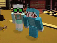 我的世界速建 橙子大战蜘蛛勇救五歌