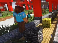 悠然小天我的世界幸运方块赛跑8