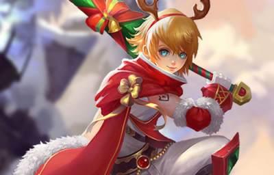 龍之谷手游精美圣誕主題壁紙：戰士