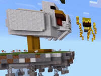 哲爷和成哥PE动物空岛3Ep1 做个农场先