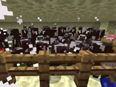 哲爷和成哥PE末地改造计划Ep9 屠牛大会