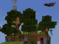 哲爷和成哥PE神器空岛求存1 好多空岛