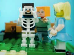 MC乐高玩具定格动画 闹鬼的小屋