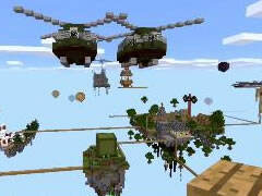 哲爷和成哥PE神器空岛求存25 热气球岛