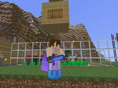 我的世界单机生存 被它与她改变命运