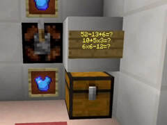 哲爷和成哥PE小游戏地图 MC知识竞赛