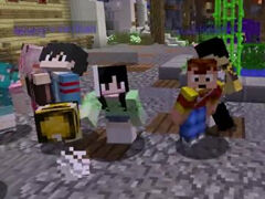 天骐我的世界狼人杀46 带四个妹子玩