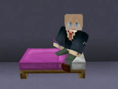 PE版创意学堂 可以坐下来的床