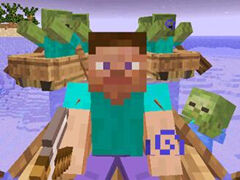 大海我的世界 荒岛求生捞沉船宝藏