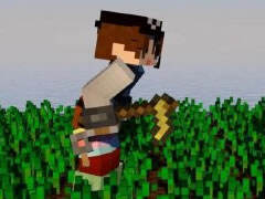 明月庄主暑假海岛生存3 使用金坷垃的麦田