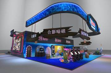 这绝对是2017Chinajoy最清凉的展台！ 触手直播打造梦幻海底世界