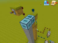 迷你世界自制上下双程滑块电梯