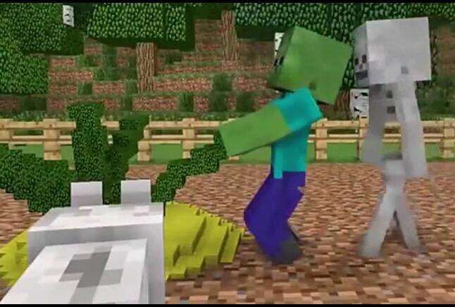 搞笑拔河战 我的世界里一个倔强的萝卜