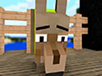 我的世界视频分享小狗狗和宝宝分牛排