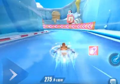 QQ飛車手游糖果樂園近道這樣過