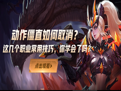 王者荣耀大神教你玩 这几个职业常用技巧你学会了吗